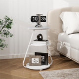 Vertex Modern 3-Tier Side Table