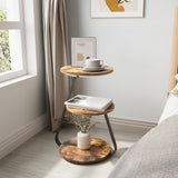 Vertex Modern 3-Tier Side Table