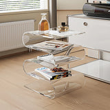 Wavy Acrylic End Table