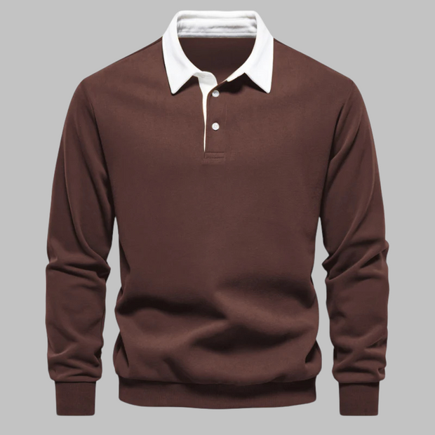 Andrew Collins Polo Collar Sweater