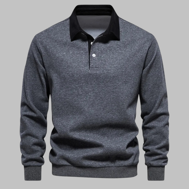 Andrew Collins Polo Collar Sweater