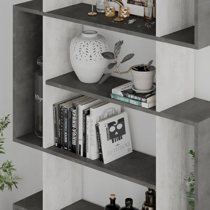 Zipcode Design Mito 5-Tier Wall-Mounted Bookcase