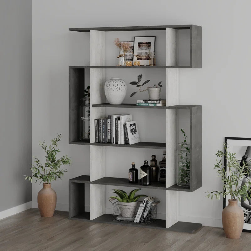Zipcode Design Mito 5-Tier Wall-Mounted Bookcase