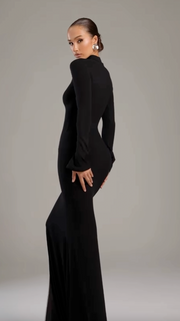 Noire™｜Turtleneck Maxi Dress