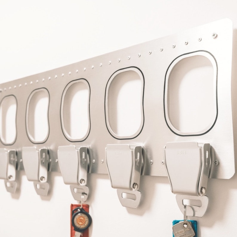 Take Off with Style: Aviation Seatbelt Key Rack